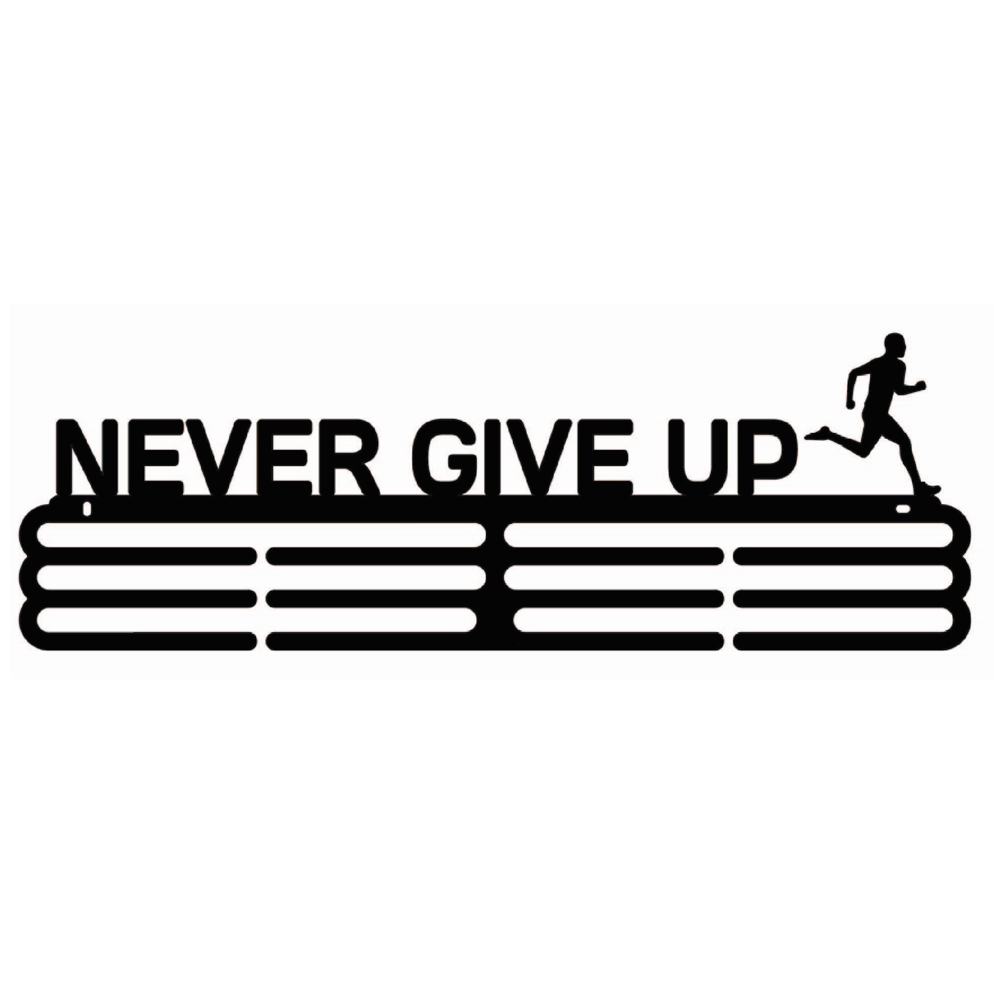 Never Give Up – Porta Medaglie - Uomo/Donna