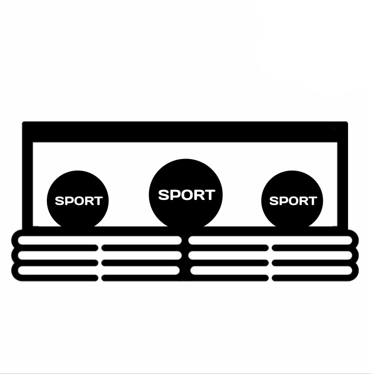 Wieszak na medale z motywem sportowym