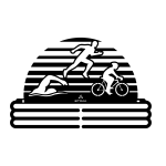 Triathlon – Wieszak na medale- 38cm/50cm